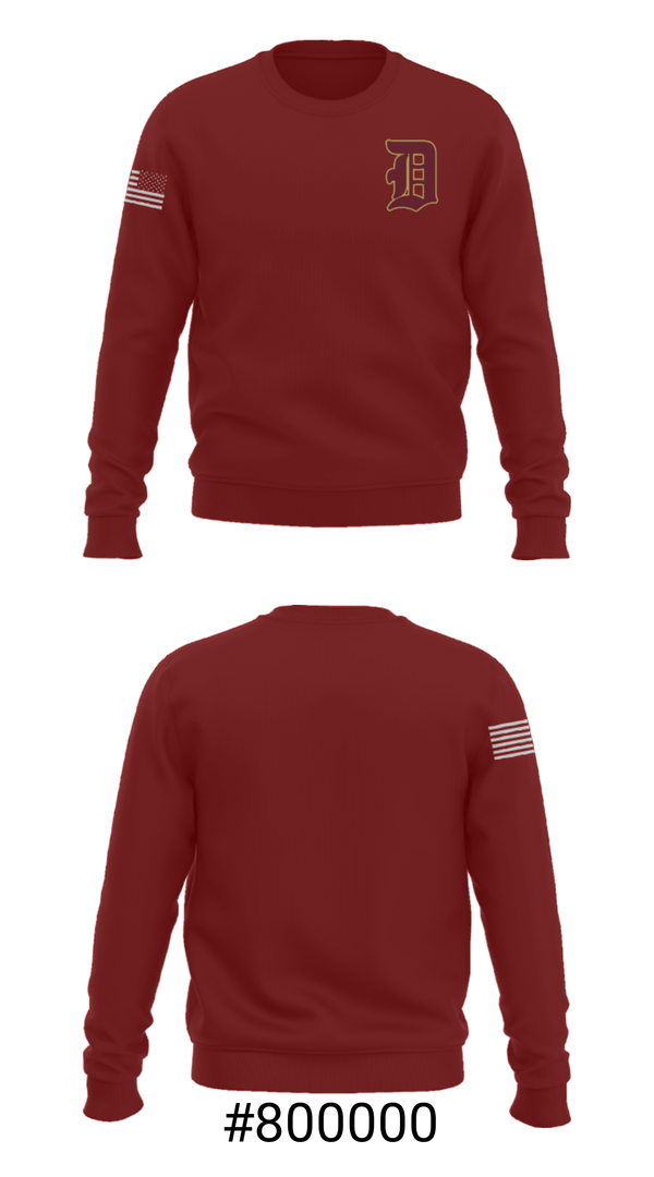 Crew Neck Sweatshirt, Doherty Memorial High School Swimming, Swimming, Teamtime, Team time, sublimation, custom sports apparel, team uniforms, spirit wear, spiritwear, sports uniforms, custom shirts, team store, custom team store, fundraiser sports, apparel fundraiser