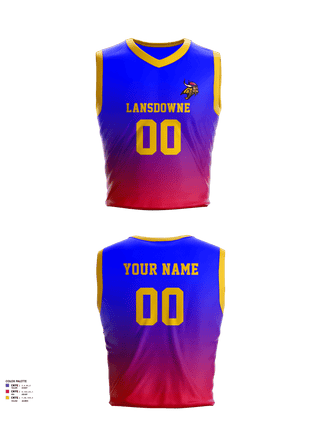 Mens Basketball Jersey, Lansdowne High School Basketball, Men's Basketball, Teamtime, Team time, sublimation, custom sports apparel, team uniforms, spirit wear, spiritwear, sports uniforms, custom shirts, team store, custom team store, fundraiser sports, apparel fundraiser