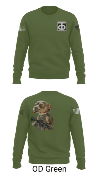 Crew Neck Sweatshirt, , Army, Teamtime, Team time, sublimation, custom sports apparel, team uniforms, spirit wear, spiritwear, sports uniforms, custom shirts, team store, custom team store, fundraiser sports, apparel fundraiser