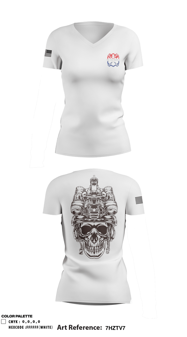 Women's Short Sleeve Vneck Shirt, , Marines, Teamtime, Team time, sublimation, custom sports apparel, team uniforms, spirit wear, spiritwear, sports uniforms, custom shirts, team store, custom team store, fundraiser sports, apparel fundraiser