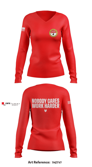 Women's Long Sleeve Vneck Shirt, , Army, Teamtime, Team time, sublimation, custom sports apparel, team uniforms, spirit wear, spiritwear, sports uniforms, custom shirts, team store, custom team store, fundraiser sports, apparel fundraiser