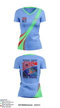 Topsail Island Surf School 81883035 Women's Short Sleeve V-neck Shirt - 2
