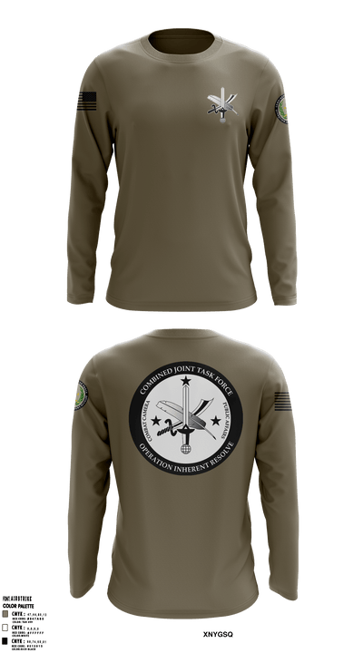 CJTF-OIR PAO 51689522 Long Sleeve Performance Shirt - 60