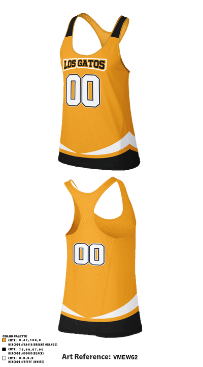 Los Gatos High School Field Hockey 91906499 Women's Track Singlet - 2
