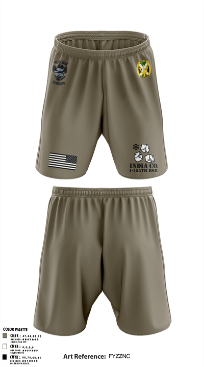 India Co 88933123 Athletic Shorts With Pockets - 1