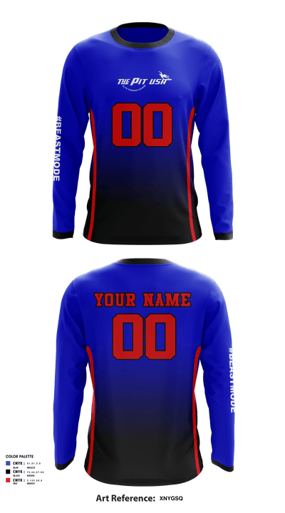 THE PIT U.S.A 78892616 Long Sleeve Performance Shirt - 2