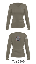 502 Widowmakers 29615097 Women's Long Sleeve V-neck Shirt - 41