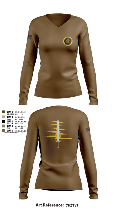 TIOG EA 44555936 Women's Long Sleeve V-neck Shirt - 50