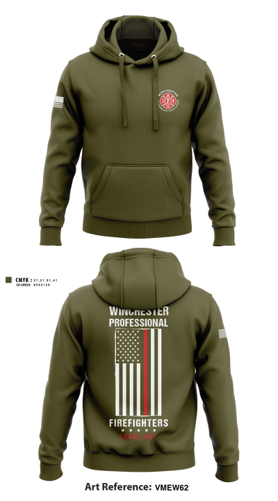 Winchester Fire Department 95741675 Hoodie - 6