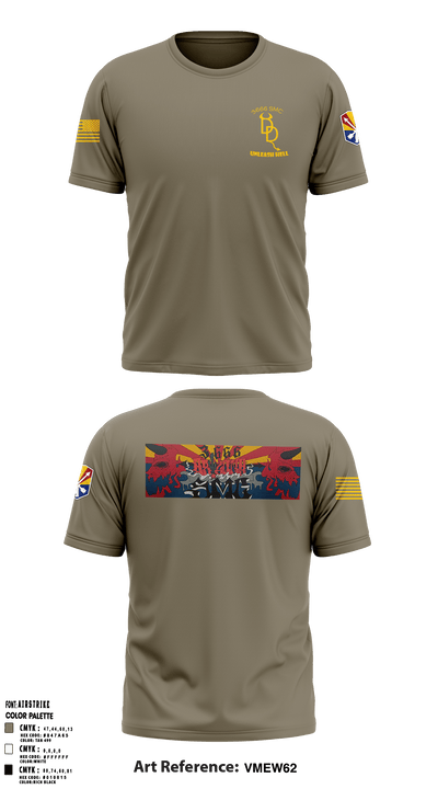 3666th SMC 60008447 Short Sleeve Performance Shirt - 40