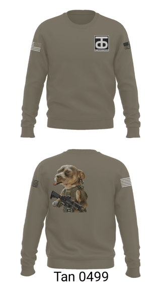 Crew Neck Sweatshirt, , Army, Teamtime, Team time, sublimation, custom sports apparel, team uniforms, spirit wear, spiritwear, sports uniforms, custom shirts, team store, custom team store, fundraiser sports, apparel fundraiser