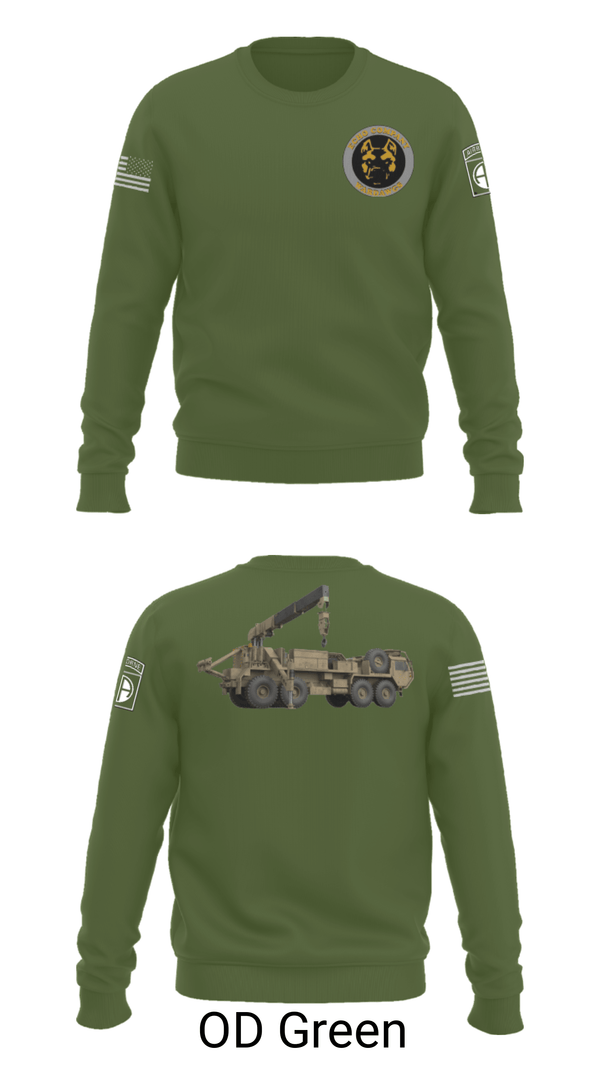 Crew Neck Sweatshirt, , Army, Teamtime, Team time, sublimation, custom sports apparel, team uniforms, spirit wear, spiritwear, sports uniforms, custom shirts, team store, custom team store, fundraiser sports, apparel fundraiser