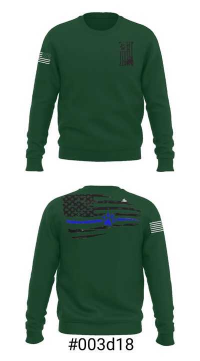 K-9 Crew 23249589 Crew Neck Sweatshirt - 7