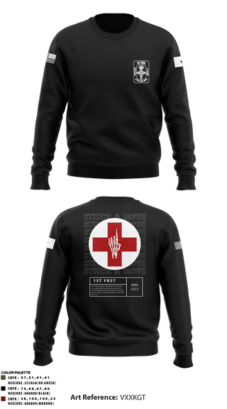 Crew Neck Sweatshirt, , Army, Teamtime, Team time, sublimation, custom sports apparel, team uniforms, spirit wear, spiritwear, sports uniforms, custom shirts, team store, custom team store, fundraiser sports, apparel fundraiser