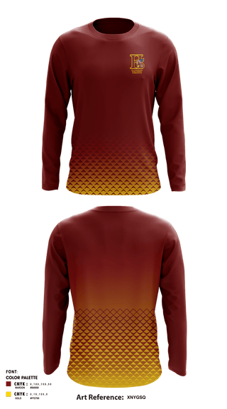 Long Sleeve Performance Shirt, Hillsborough High School Gymnastics, Spirit Store, Teamtime, Team time, sublimation, custom sports apparel, team uniforms, spirit wear, spiritwear, sports uniforms, custom shirts, team store, custom team store, fundraiser sports, apparel fundraiser