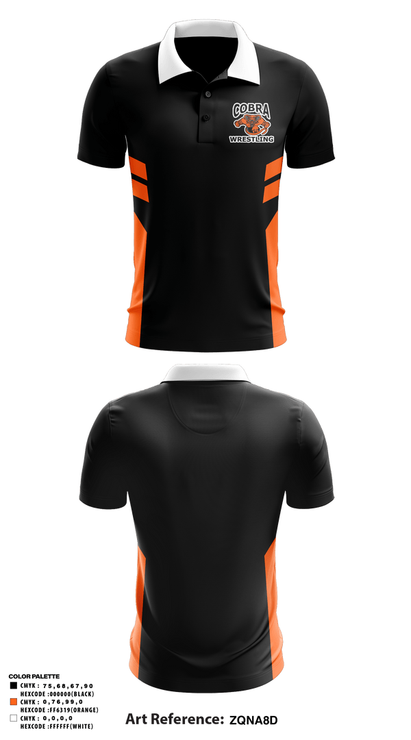 Short Sleeve Performance Polo, Cobra Wrestling, Wrestling, Teamtime, Team time, sublimation, custom sports apparel, team uniforms, spirit wear, spiritwear, sports uniforms, custom shirts, team store, custom team store, fundraiser sports, apparel fundraiser