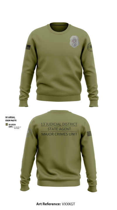 District 13 TF 92193766 Crew Neck Sweatshirt - 4