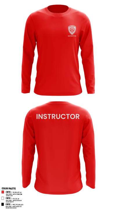 Richmond Police Instructors 34175667 Long Sleeve Performance Shirt - 10