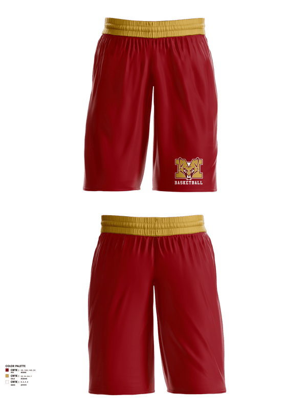 Womens Basketball Shorts, Marion High School Basketball, Women's Basketball, Teamtime, Team time, sublimation, custom sports apparel, team uniforms, spirit wear, spiritwear, sports uniforms, custom shirts, team store, custom team store, fundraiser sports, apparel fundraiser