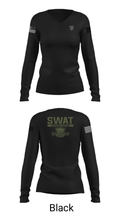 CHEEKTOWAGA SWAT 31207294 Women's Long Sleeve V-neck Shirt - 39