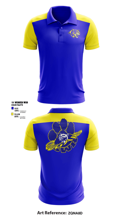 Southwestern Randolph Middle School 16364144 Short Sleeve Performance Polo - 1