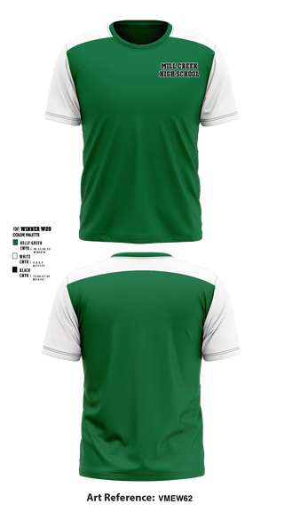Short Sleeve Performance Shirt, Mill Creek High School, Spirit Store, Teamtime, Team time, sublimation, custom sports apparel, team uniforms, spirit wear, spiritwear, sports uniforms, custom shirts, team store, custom team store, fundraiser sports, apparel fundraiser