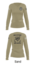 USS Detroit 43379409 Women's Long Sleeve V-neck Shirt - 42