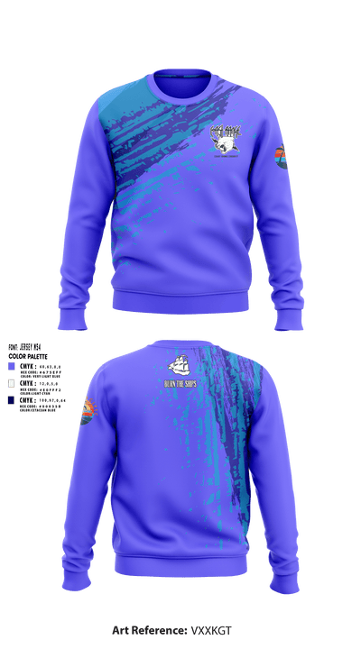 Coast Range CrossFit 26905705 Crew Neck Sweatshirt - 1
