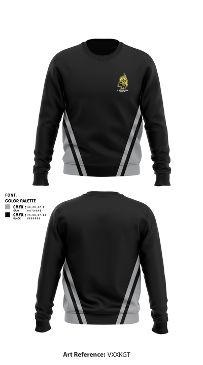 St Helens High School Wrestling 77700213 Crew Neck Sweatshirt - 1