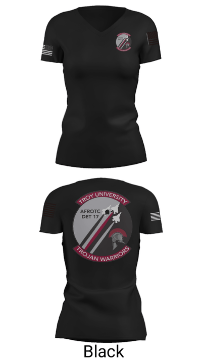 Detachment 017 95318088 Women's Short Sleeve V-neck Shirt - 21