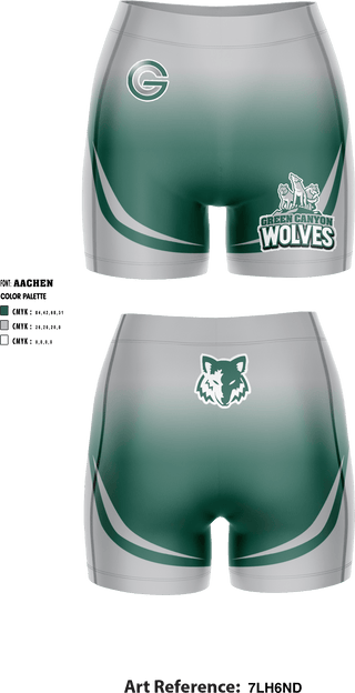 Women's Compression Shorts, Green Canyon High School Wrestling, Wrestling, Teamtime, Team time, sublimation, custom sports apparel, team uniforms, spirit wear, spiritwear, sports uniforms, custom shirts, team store, custom team store, fundraiser sports, apparel fundraiser