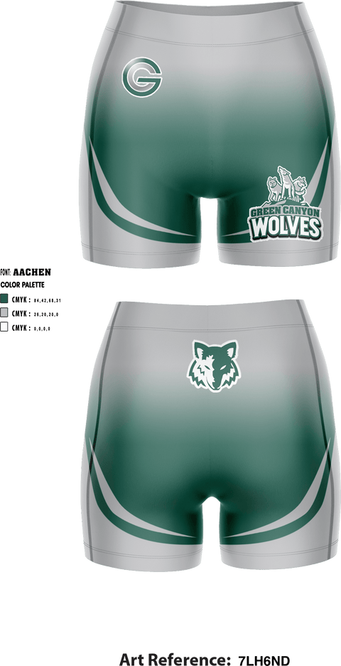 Women's Compression Shorts, Green Canyon High School Wrestling, Wrestling, Teamtime, Team time, sublimation, custom sports apparel, team uniforms, spirit wear, spiritwear, sports uniforms, custom shirts, team store, custom team store, fundraiser sports, apparel fundraiser