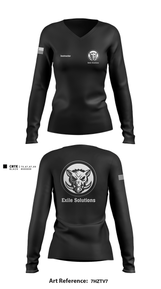 Women's Long Sleeve Vneck Shirt, , Police, Teamtime, Team time, sublimation, custom sports apparel, team uniforms, spirit wear, spiritwear, sports uniforms, custom shirts, team store, custom team store, fundraiser sports, apparel fundraiser