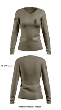 2500 TLD Women's Long Sleeve V-neck Shirt - 2