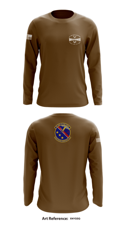 Westover Composite Squadron 58741877 Long Sleeve Performance Shirt - 8
