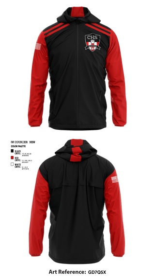 Windbreaker, Central High School - Bulldogs, Men's Soccer, Teamtime, Team time, sublimation, custom sports apparel, team uniforms, spirit wear, spiritwear, sports uniforms, custom shirts, team store, custom team store, fundraiser sports, apparel fundraiser