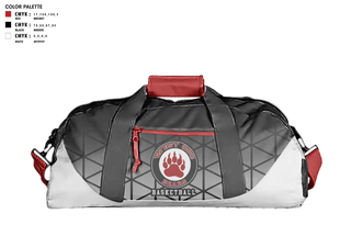 Duffle Bag, West Oso High School, Men's Basketball, Teamtime, Team time, sublimation, custom sports apparel, team uniforms, spirit wear, spiritwear, sports uniforms, custom shirts, team store, custom team store, fundraiser sports, apparel fundraiser