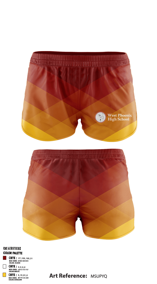 Ranger Panties, West Phoenix High School, Spirit Store, Teamtime, Team time, sublimation, custom sports apparel, team uniforms, spirit wear, spiritwear, sports uniforms, custom shirts, team store, custom team store, fundraiser sports, apparel fundraiser