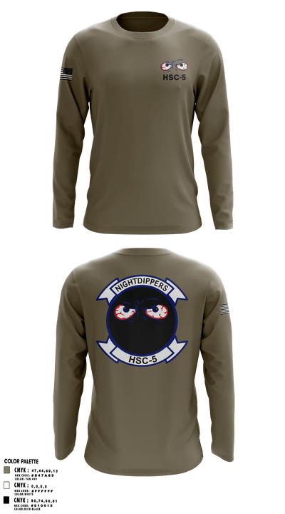 HSC-5 92316716 Long Sleeve Performance Shirt - 1