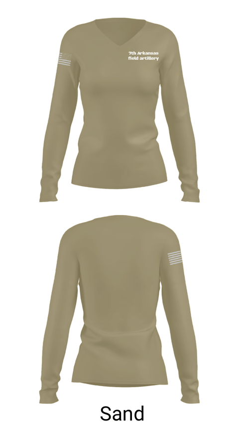 Women's Long Sleeve Vneck Shirt, , Army, Teamtime, Team time, sublimation, custom sports apparel, team uniforms, spirit wear, spiritwear, sports uniforms, custom shirts, team store, custom team store, fundraiser sports, apparel fundraiser