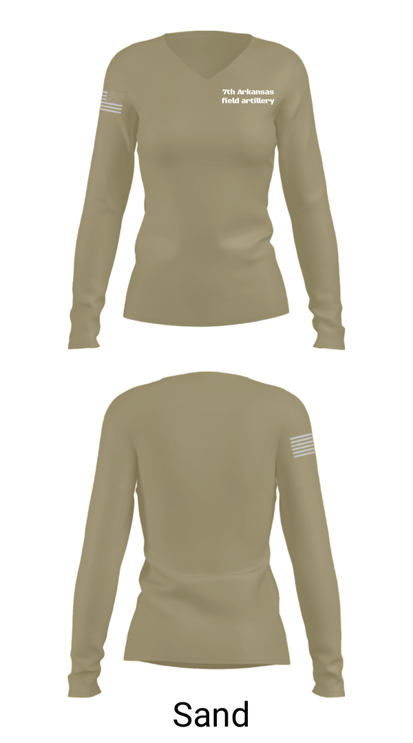 Women's Long Sleeve Vneck Shirt, , Army, Teamtime, Team time, sublimation, custom sports apparel, team uniforms, spirit wear, spiritwear, sports uniforms, custom shirts, team store, custom team store, fundraiser sports, apparel fundraiser