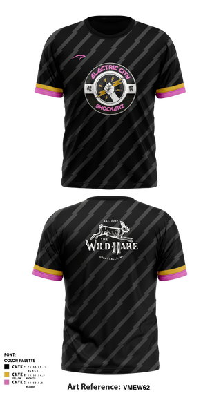 Short Sleeve Performance Shirt, Electric city shockerz, Rugby, Teamtime, Team time, sublimation, custom sports apparel, team uniforms, spirit wear, spiritwear, sports uniforms, custom shirts, team store, custom team store, fundraiser sports, apparel fundraiser