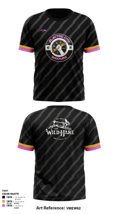 Electric city shockerz 55018985 Short Sleeve Performance Shirt - 2