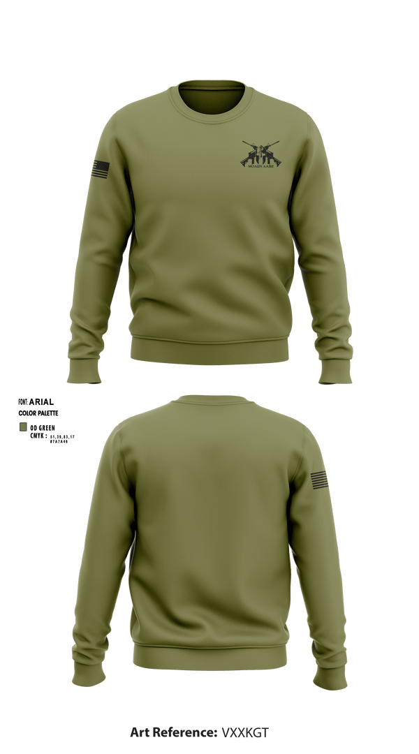 Crew Neck Sweatshirt, JCSE, Army, Teamtime, Team time, sublimation, custom sports apparel, team uniforms, spirit wear, spiritwear, sports uniforms, custom shirts, team store, custom team store, fundraiser sports, apparel fundraiser