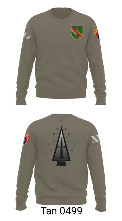 A Co, 1st BN, 4SFAB 88998967 Crew Neck Sweatshirt - 11