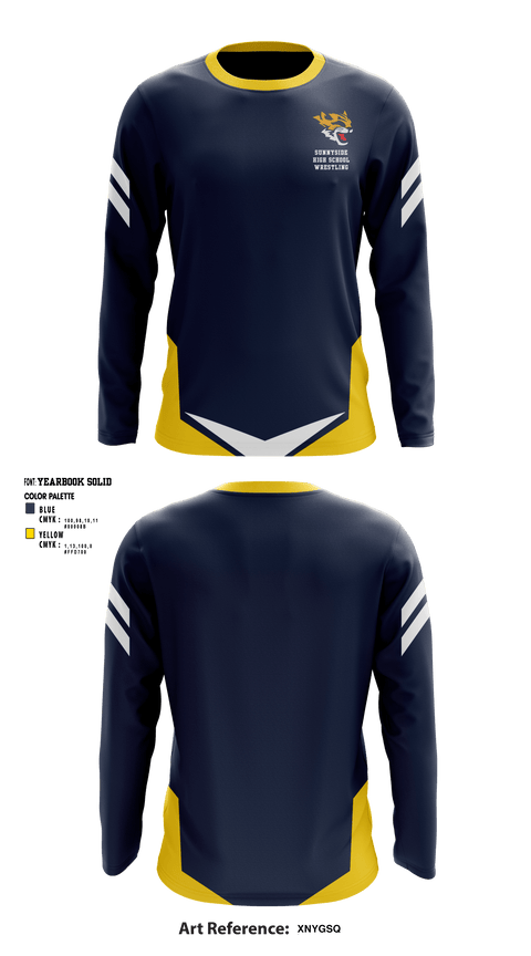Long Sleeve Performance Shirt, Sunnyside High School Wrestling, Wrestling, Teamtime, Team time, sublimation, custom sports apparel, team uniforms, spirit wear, spiritwear, sports uniforms, custom shirts, team store, custom team store, fundraiser sports, apparel fundraiser