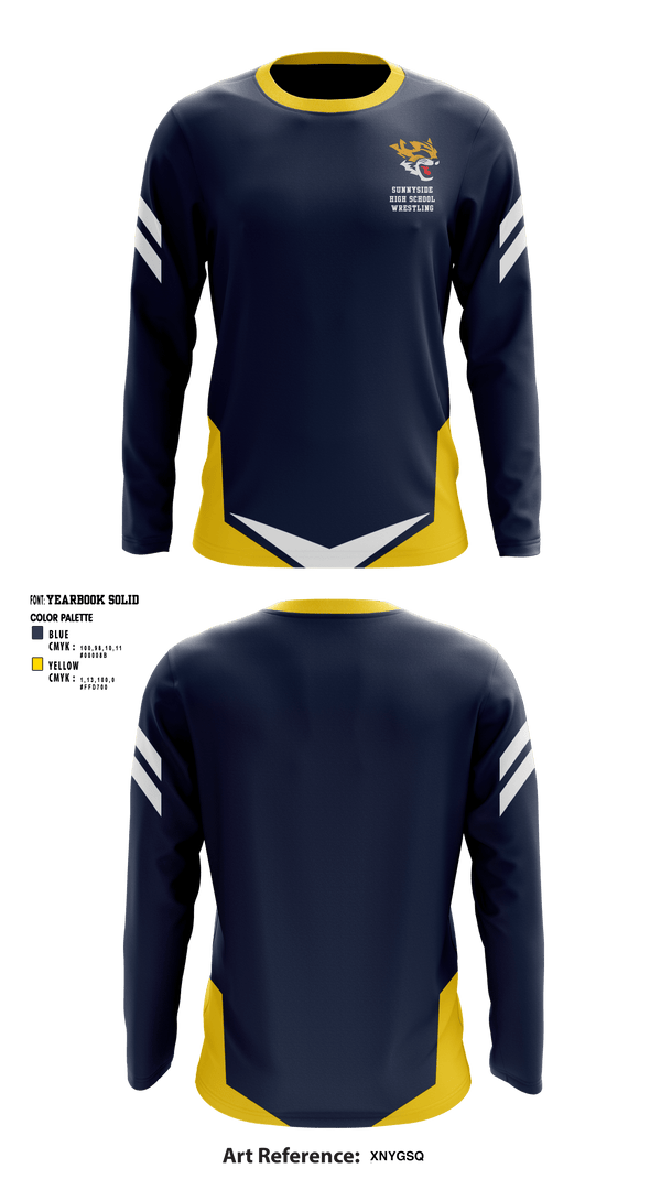 Long Sleeve Performance Shirt, Sunnyside High School Wrestling, Wrestling, Teamtime, Team time, sublimation, custom sports apparel, team uniforms, spirit wear, spiritwear, sports uniforms, custom shirts, team store, custom team store, fundraiser sports, apparel fundraiser