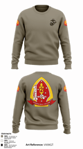 1st Battalion 2nd Marines 97957515 Crew Neck Sweatshirt - 1