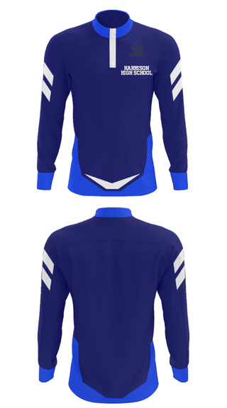 Quarter Zip Jacket, Harrison High School, Spirit Store, Teamtime, Team time, sublimation, custom sports apparel, team uniforms, spirit wear, spiritwear, sports uniforms, custom shirts, team store, custom team store, fundraiser sports, apparel fundraiser