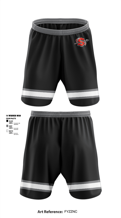 Sandwich High School 88980471 Athletic Shorts With Pockets - 1
